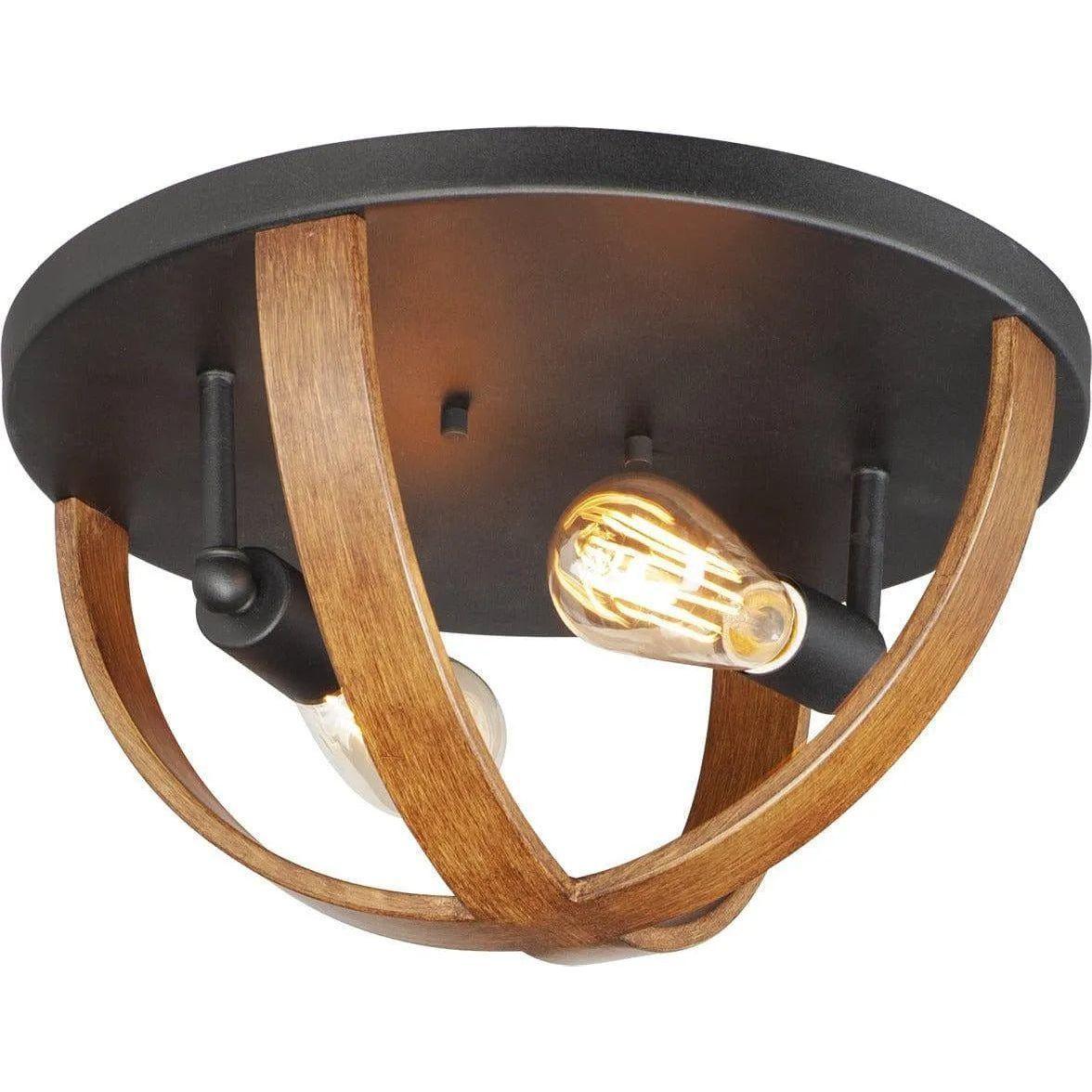 Maxim Lighting - Compass Flush Mount - 27570APBK - Canada Light Shop