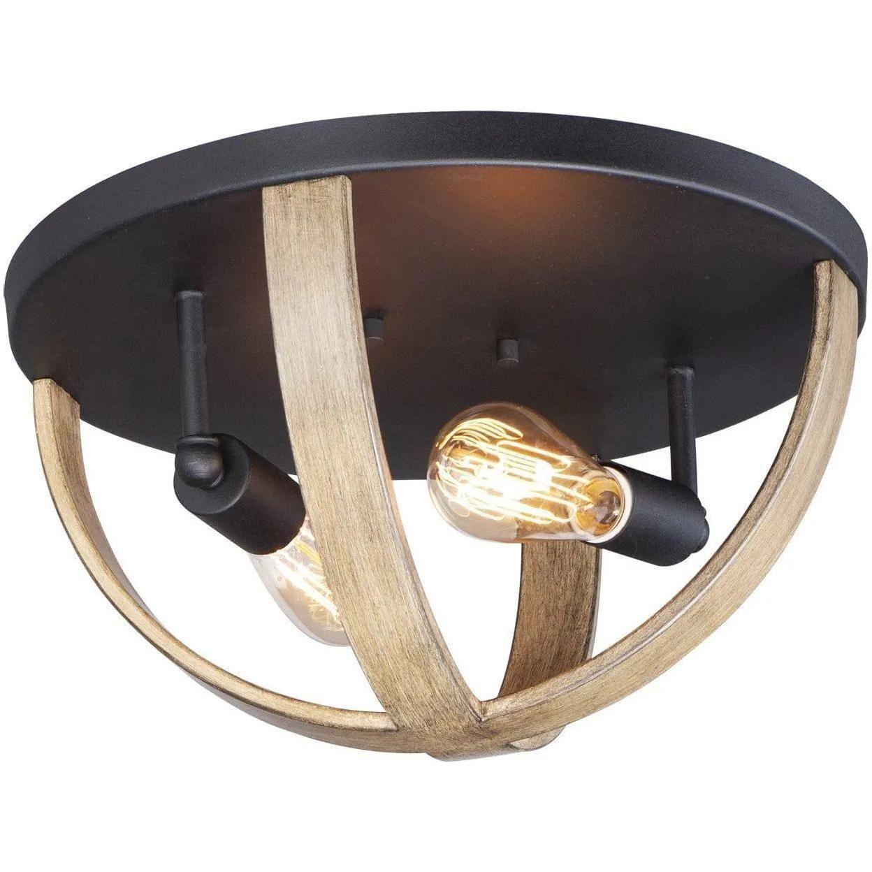 Maxim Lighting - Compass Flush Mount - 27570BWBK - Canada Light Shop
