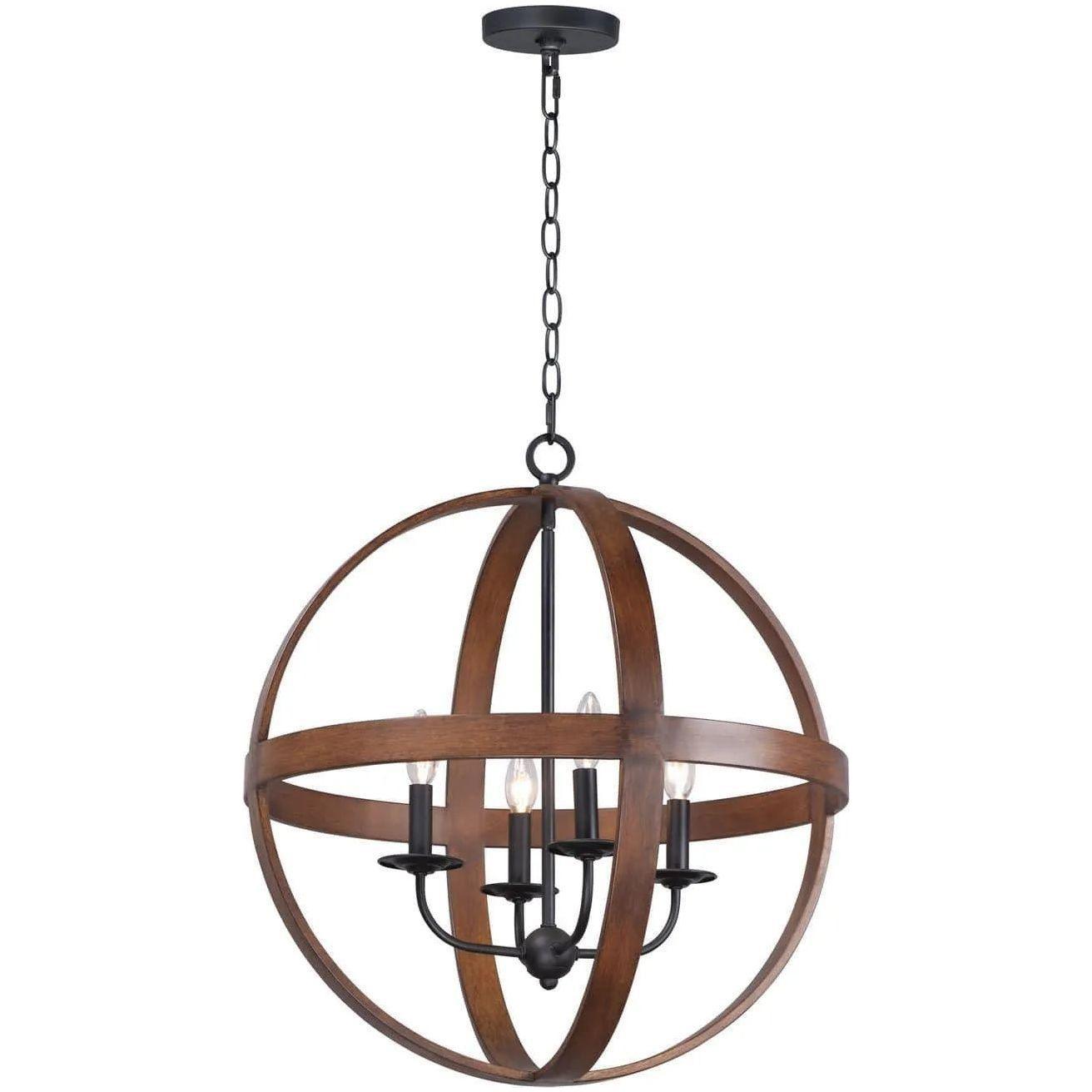 Maxim Lighting - Compass Pendant - 27574APBK - Canada Light Shop