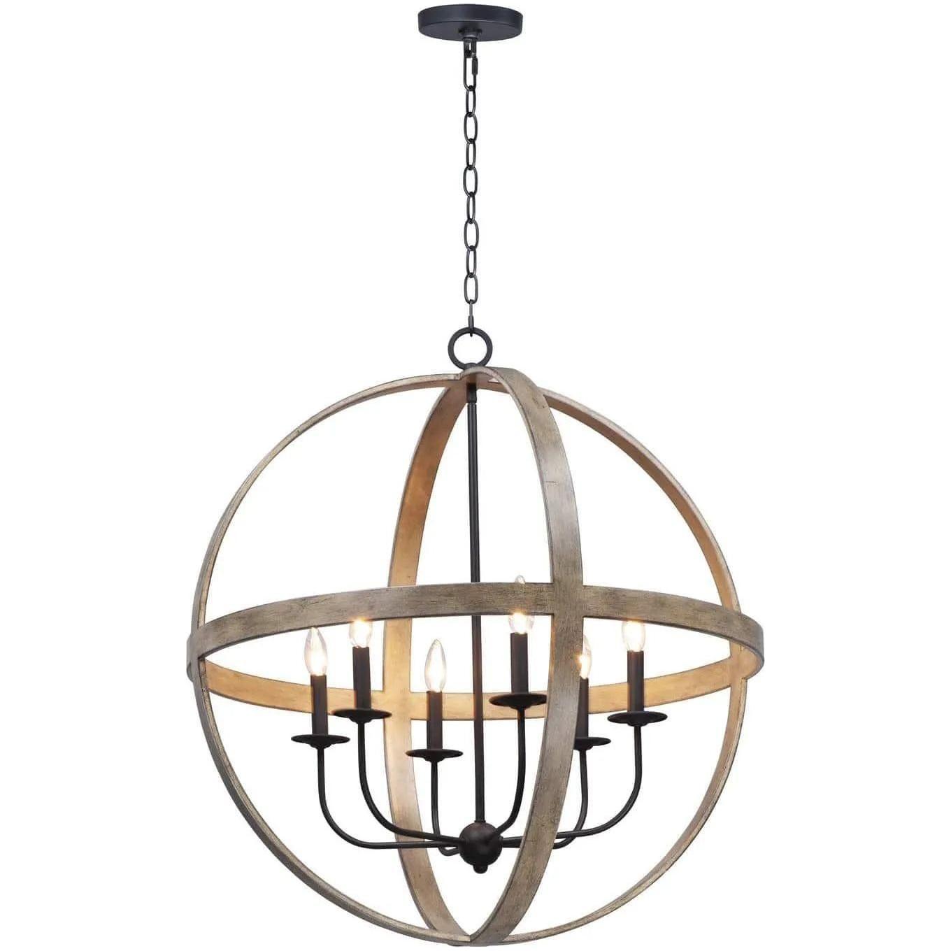 Maxim Lighting - Compass Pendant - 27576BWBK - Canada Light Shop