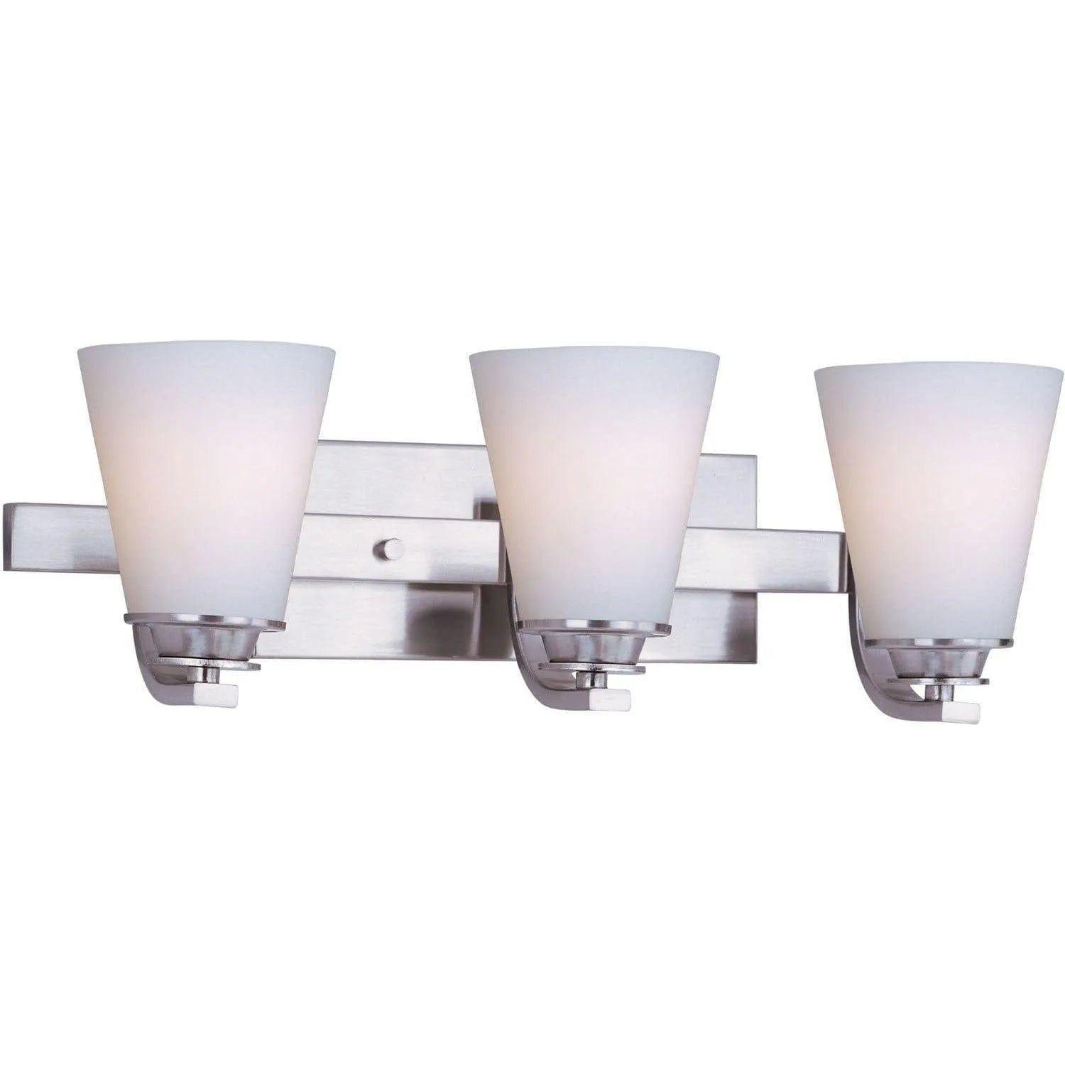 Maxim Lighting - Conical Bath Vanity - 9013SWSN - Canada Light Shop