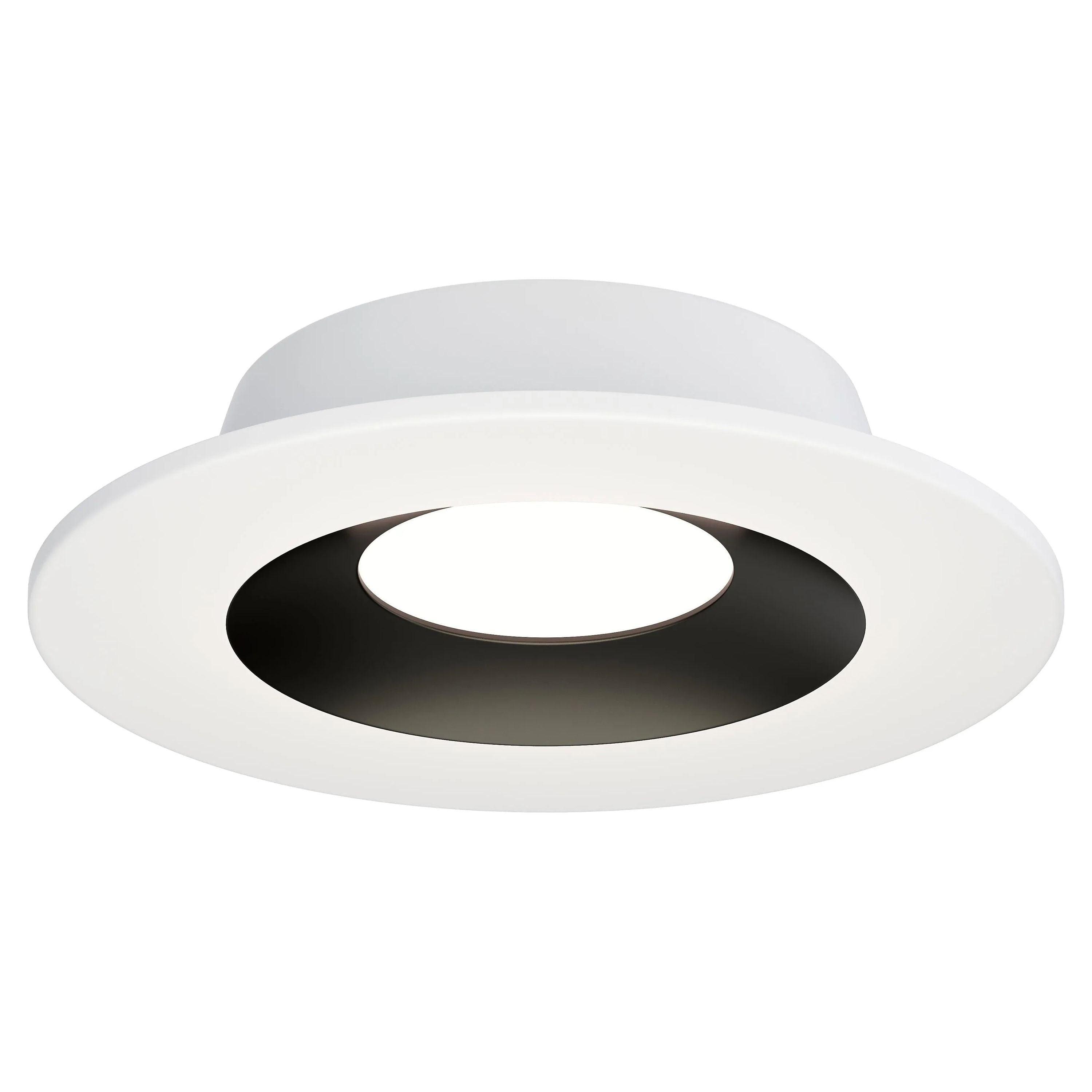 Maxim Lighting - Crisp LED Round Recessed DownLight - 87664WTBK - Canada Light Shop
