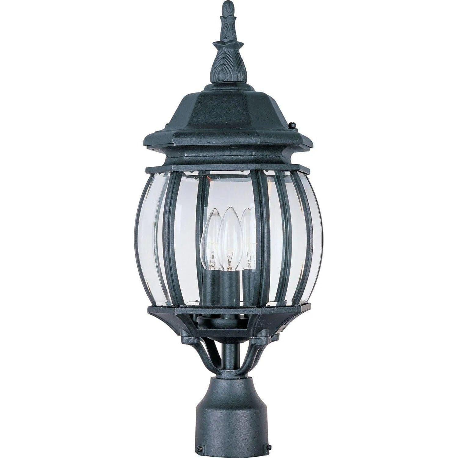 Maxim Lighting - Crown Hill Outdoor Pole/Post Lantern - 1035BK - Canada Light Shop