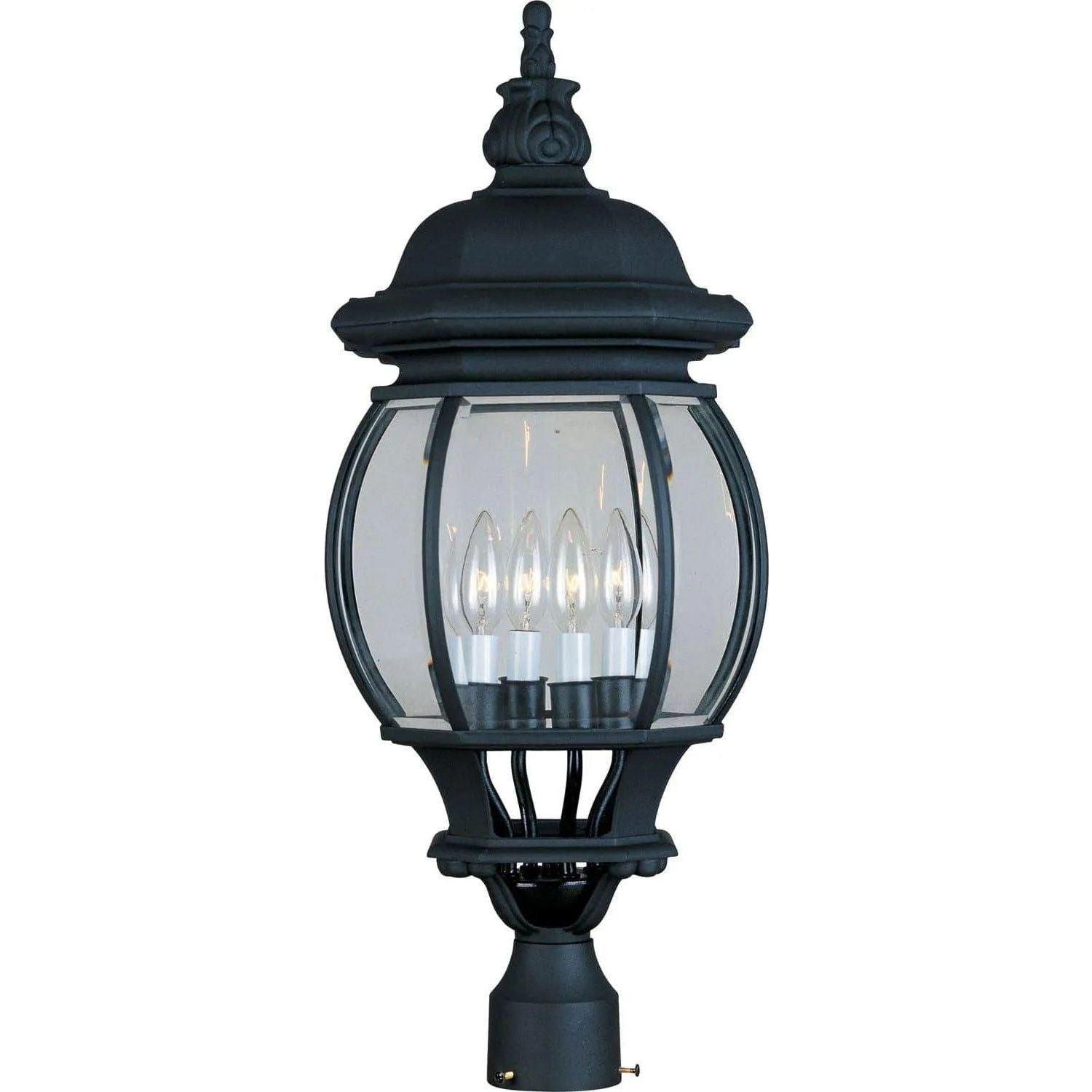 Maxim Lighting - Crown Hill Outdoor Pole/Post Lantern - 1038BK - Canada Light Shop