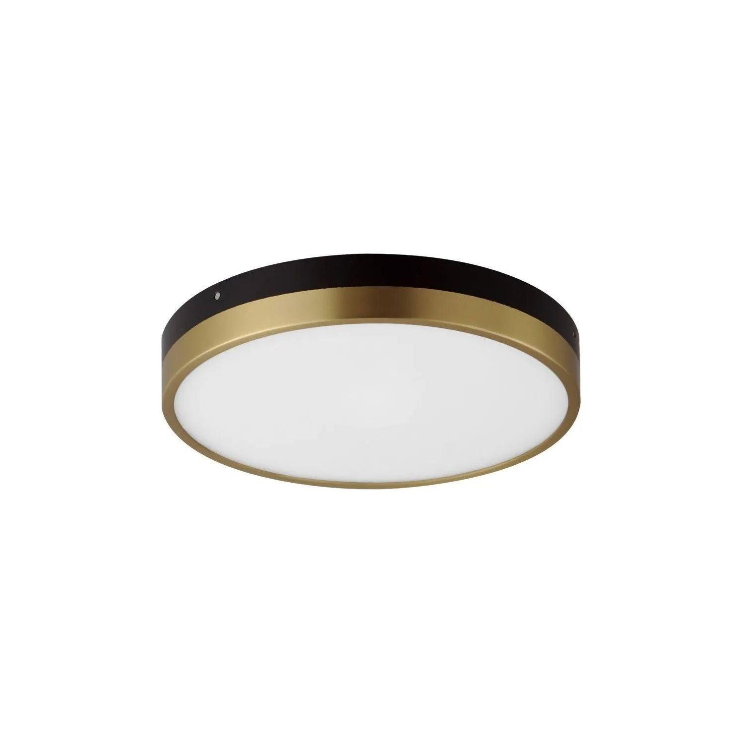 Maxim Lighting - Dapper LED Flush Mount - 59702WTBKAB - Canada Light Shop