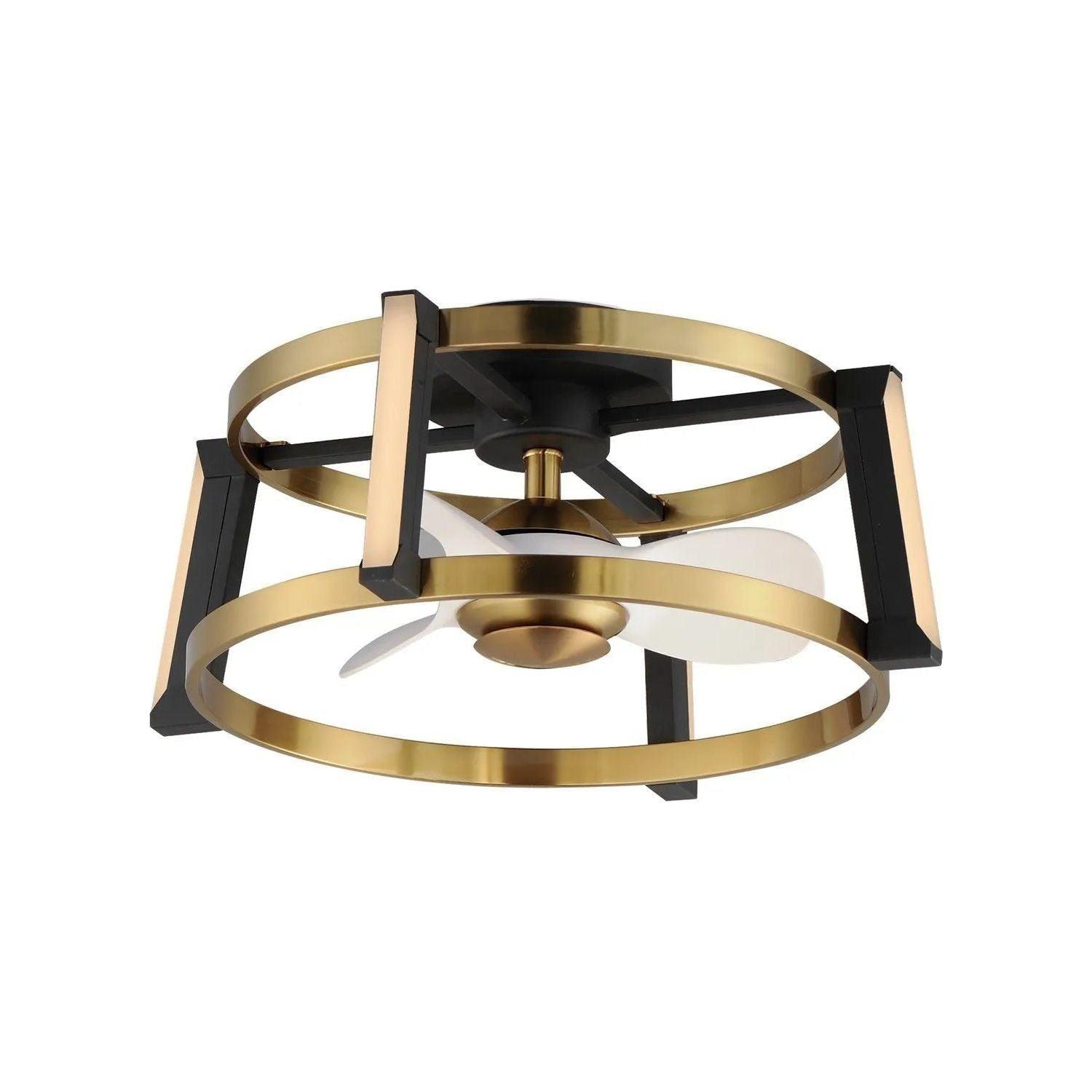 Maxim Lighting - Darling LED Fandelight - 61022WTBKNAB - Canada Light Shop