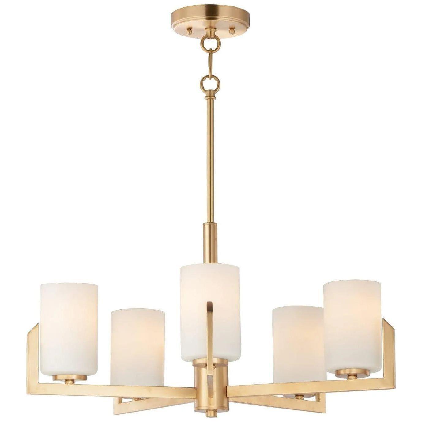 Maxim Lighting - Dart Chandelier - 21286SWSBR - Canada Light Shop