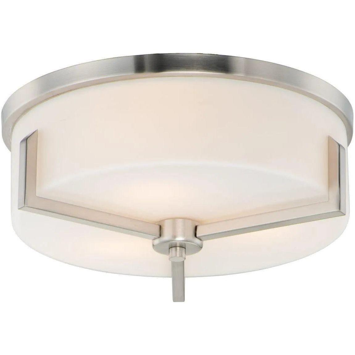 Maxim Lighting - Dart Flush Mount - 21280SWSN - Canada Light Shop
