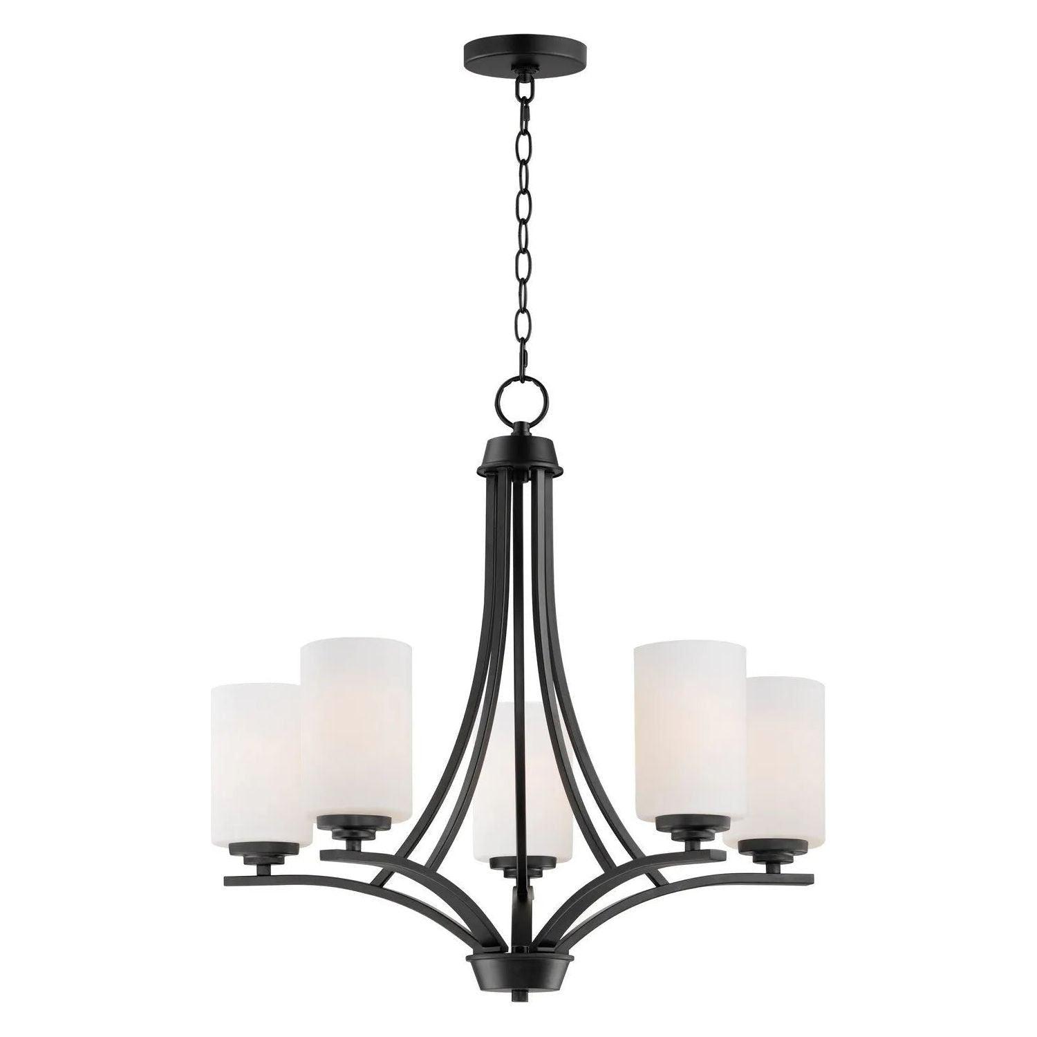 Maxim Lighting - Deven Chandelier - 20035SWBK - Canada Light Shop