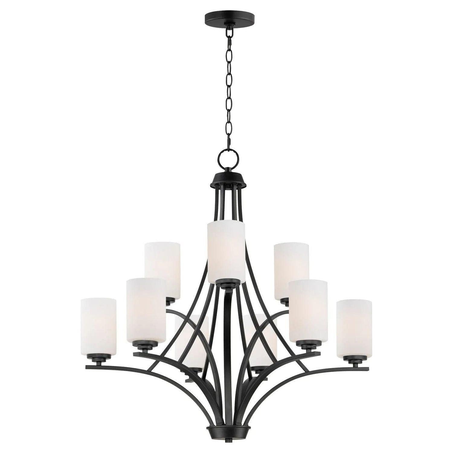 Maxim Lighting - Deven Chandelier - 20036SWBK - Canada Light Shop