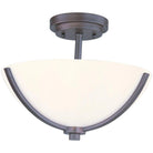 Maxim Lighting - Deven Semi Flush Mount - 20031SWOI - Canada Light Shop