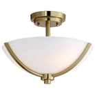 Maxim Lighting - Deven Semi Flush Mount - 20031SWSBR - Canada Light Shop