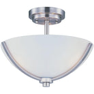 Maxim Lighting - Deven Semi Flush Mount - 20031SWSN - Canada Light Shop