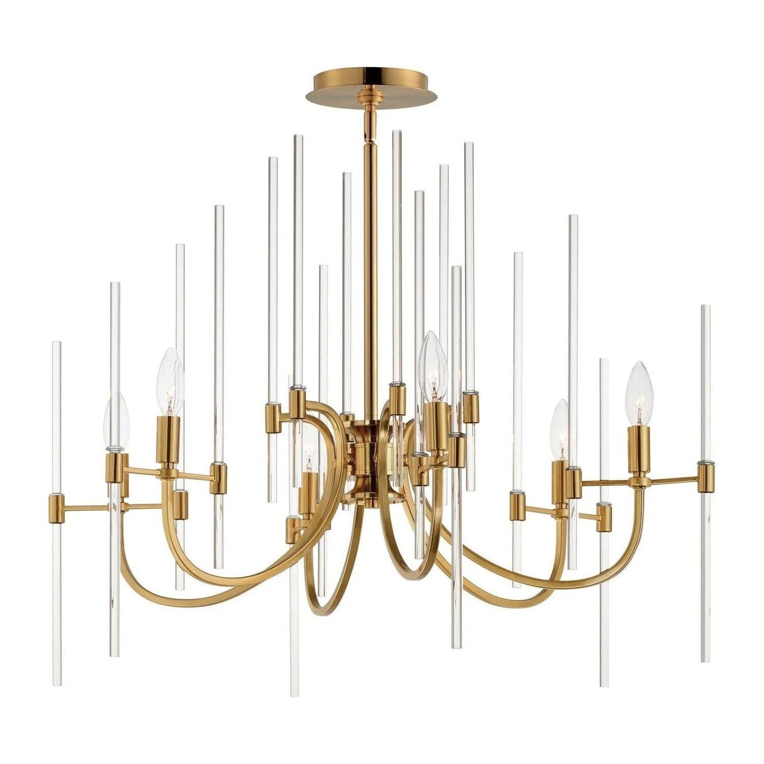 Maxim Lighting - Divine Curved Chandelier - 38407CLHR - Canada Light Shop