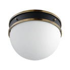Maxim Lighting - Duke Flush Mount - 12419SWBKWBR - Canada Light Shop