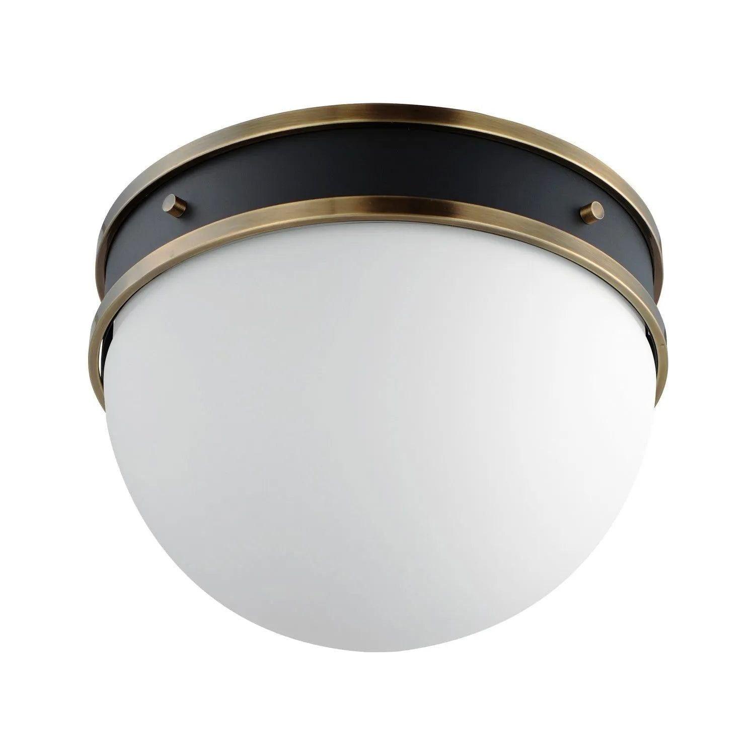 Maxim Lighting - Duke Flush Mount - 12419SWBKWBR - Canada Light Shop