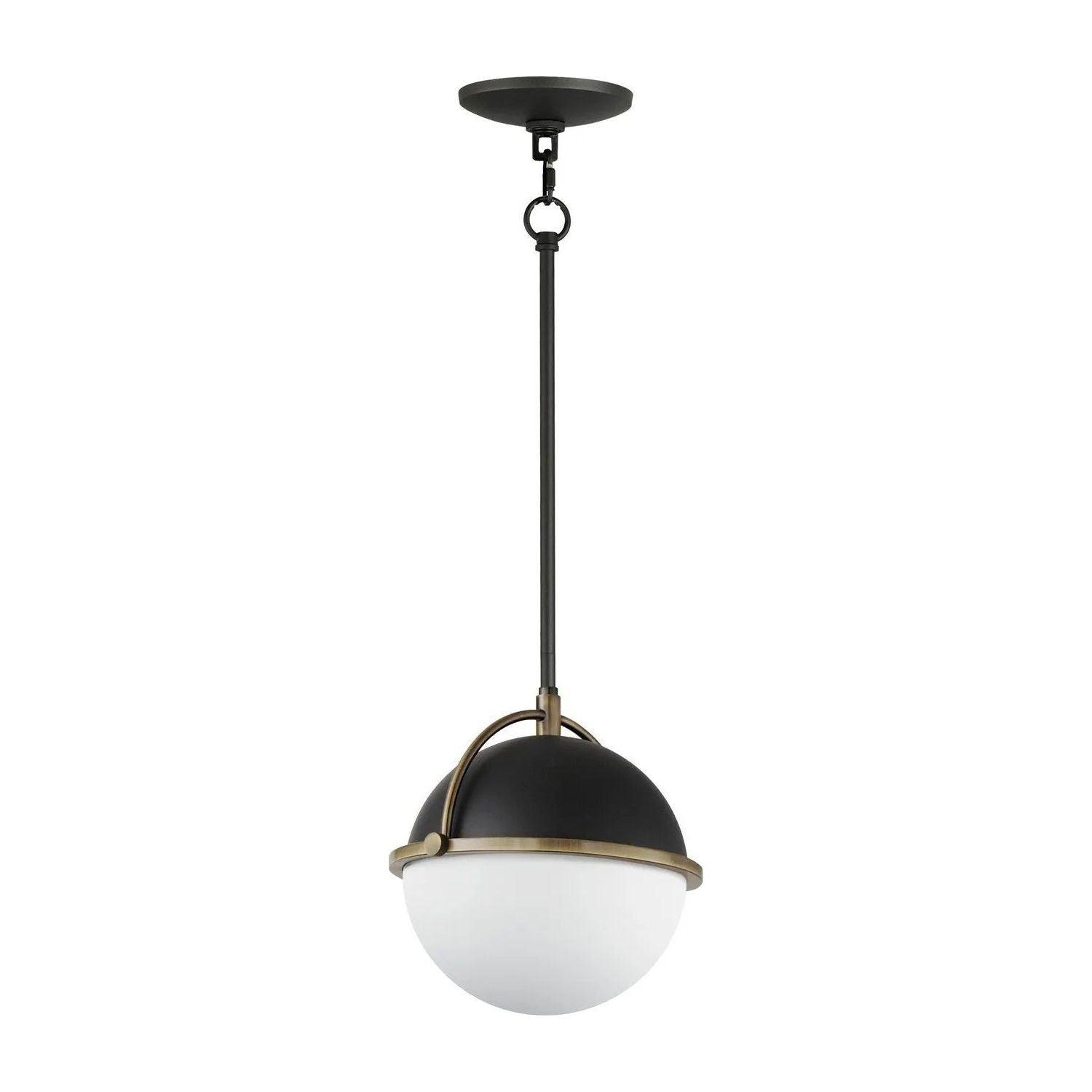 Maxim Lighting - Duke Pendant - 12411SWBKWBR - Canada Light Shop