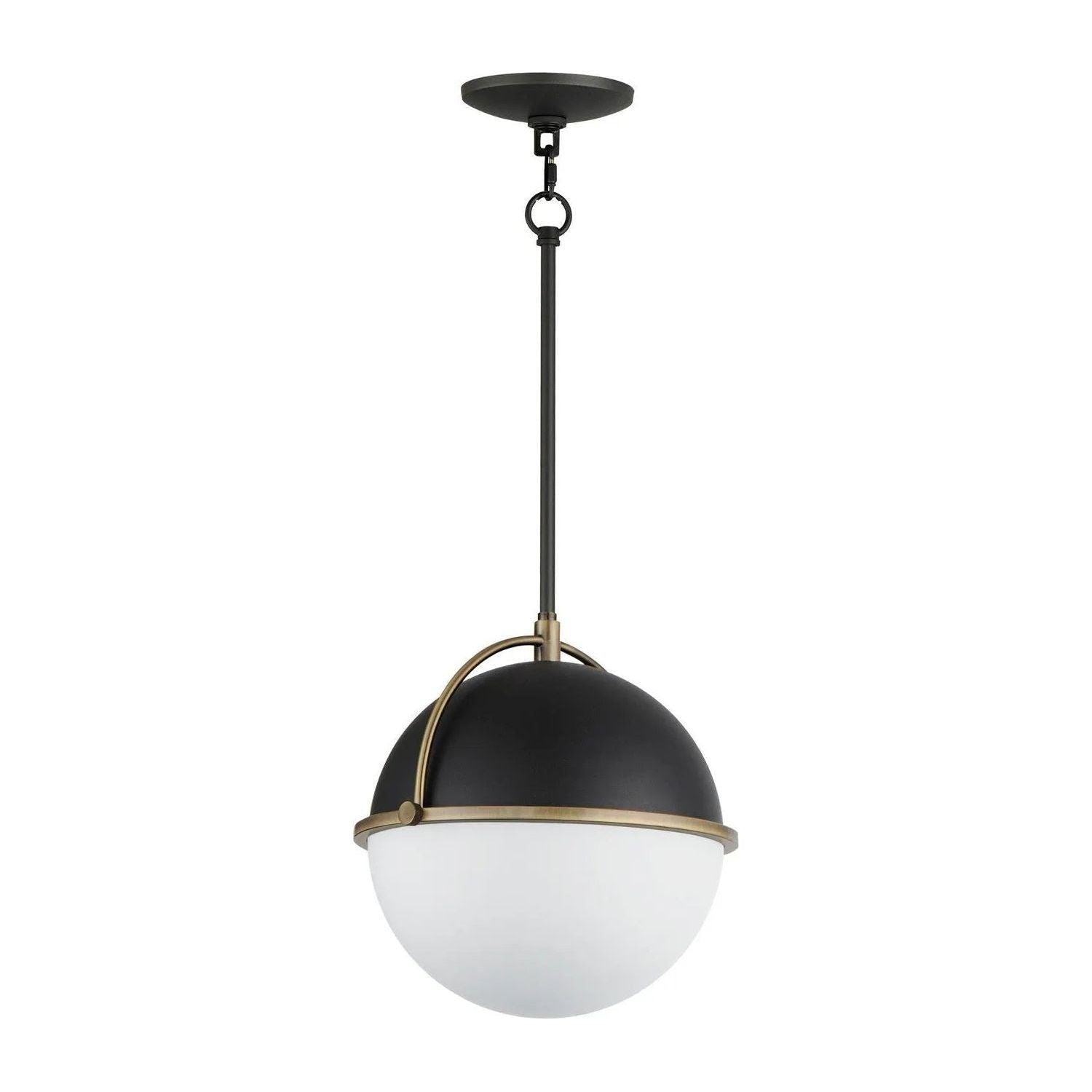 Maxim Lighting - Duke Pendant - 12412SWBKWBR - Canada Light Shop