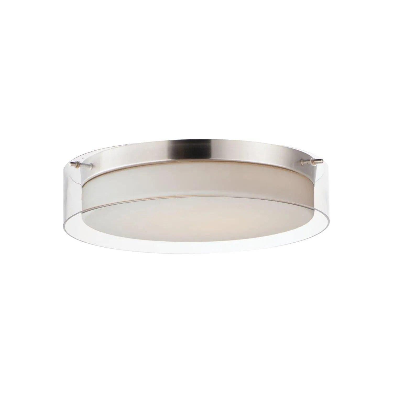 Maxim Lighting - Duo LED Flush Mount - 12284CLSWSN - Canada Light Shop