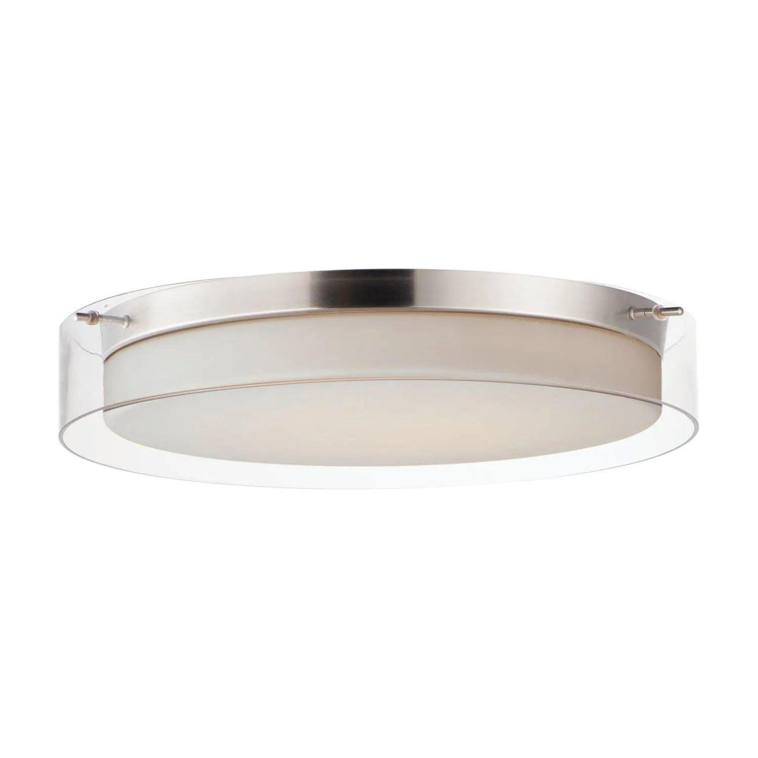 Maxim Lighting - Duo LED Flush Mount - 12286CLSWSN - Canada Light Shop