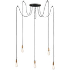 Maxim Lighting - Early Electric Multi Pendant - 12125BKAB - Canada Light Shop