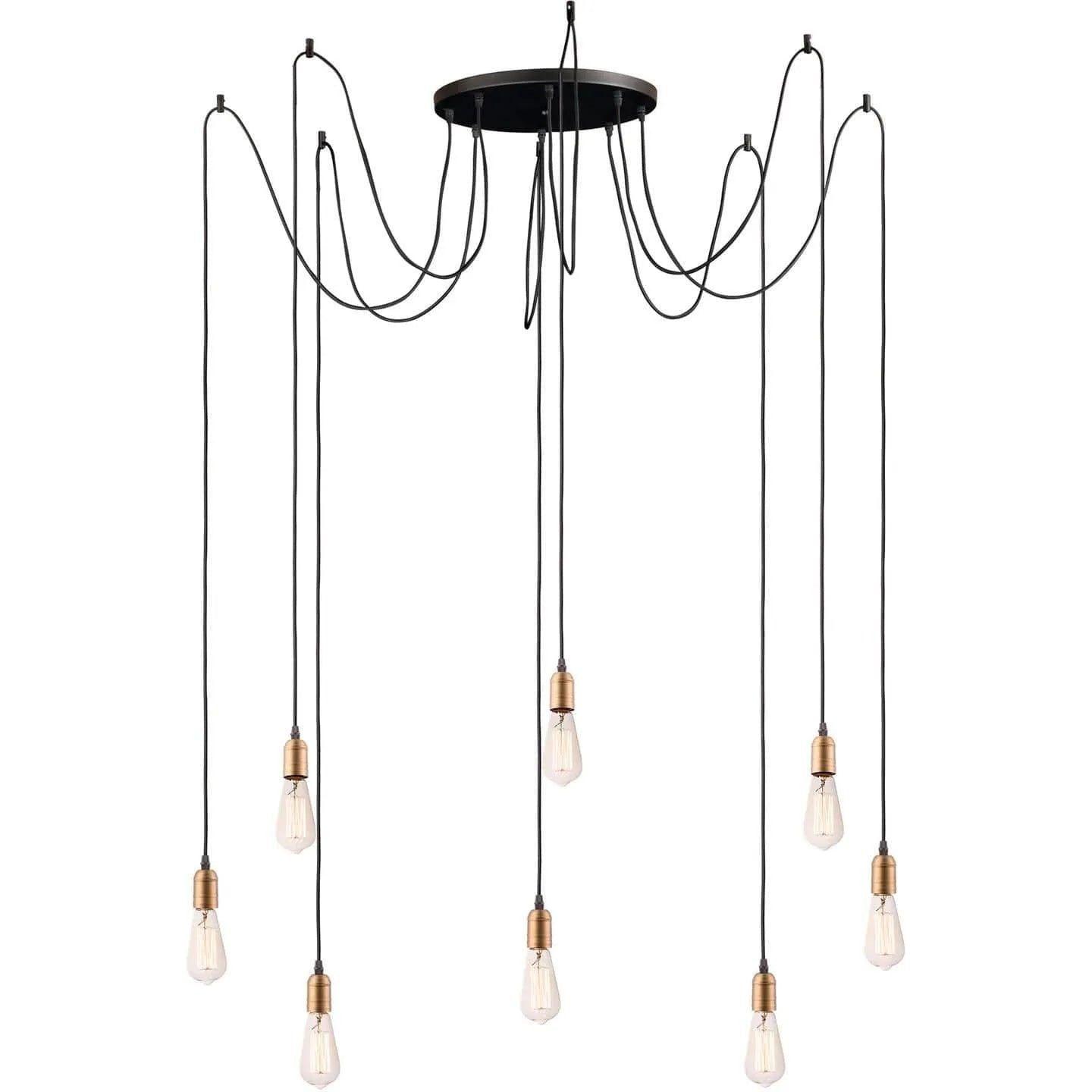 Maxim Lighting - Early Electric Multi Pendant - 12128BKAB - Canada Light Shop