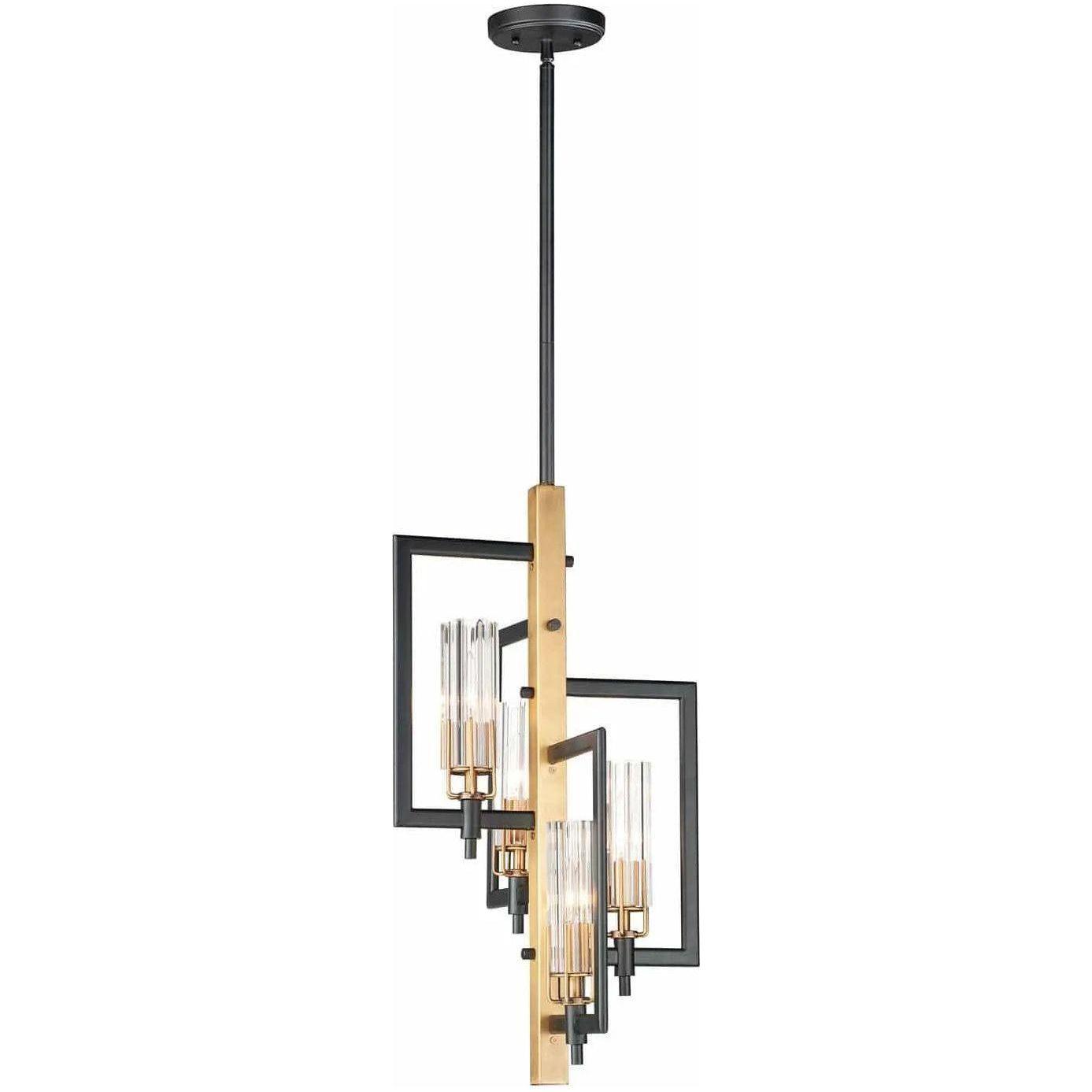 Maxim Lighting - Flambeau Chandelier - 16114CLBKAB - Canada Light Shop