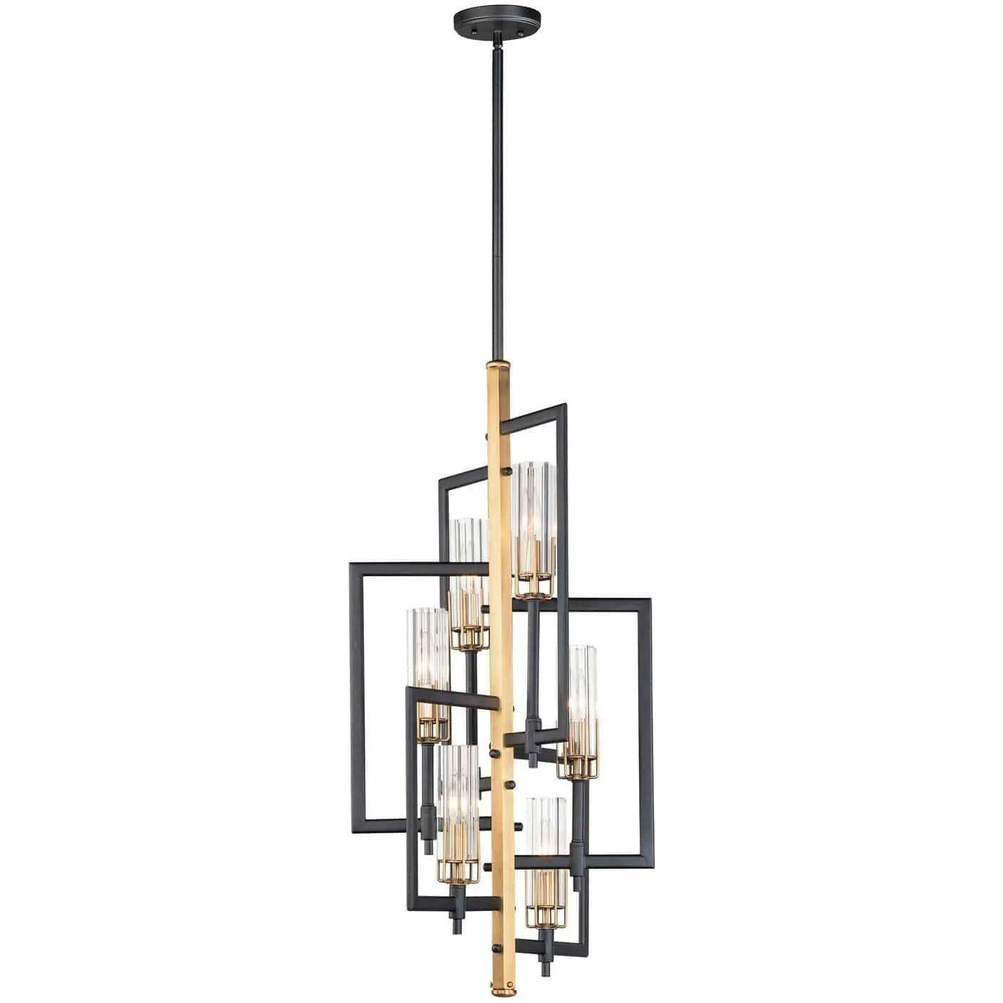 Maxim Lighting - Flambeau Chandelier - 16116CLBKAB - Canada Light Shop