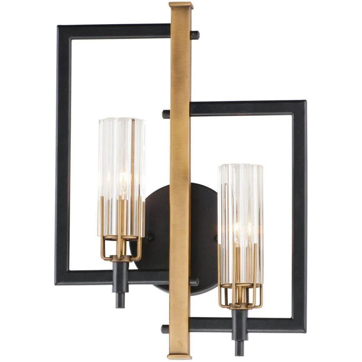 Maxim Lighting - Flambeau Wall Sconce - 16115CLBKAB - Canada Light Shop