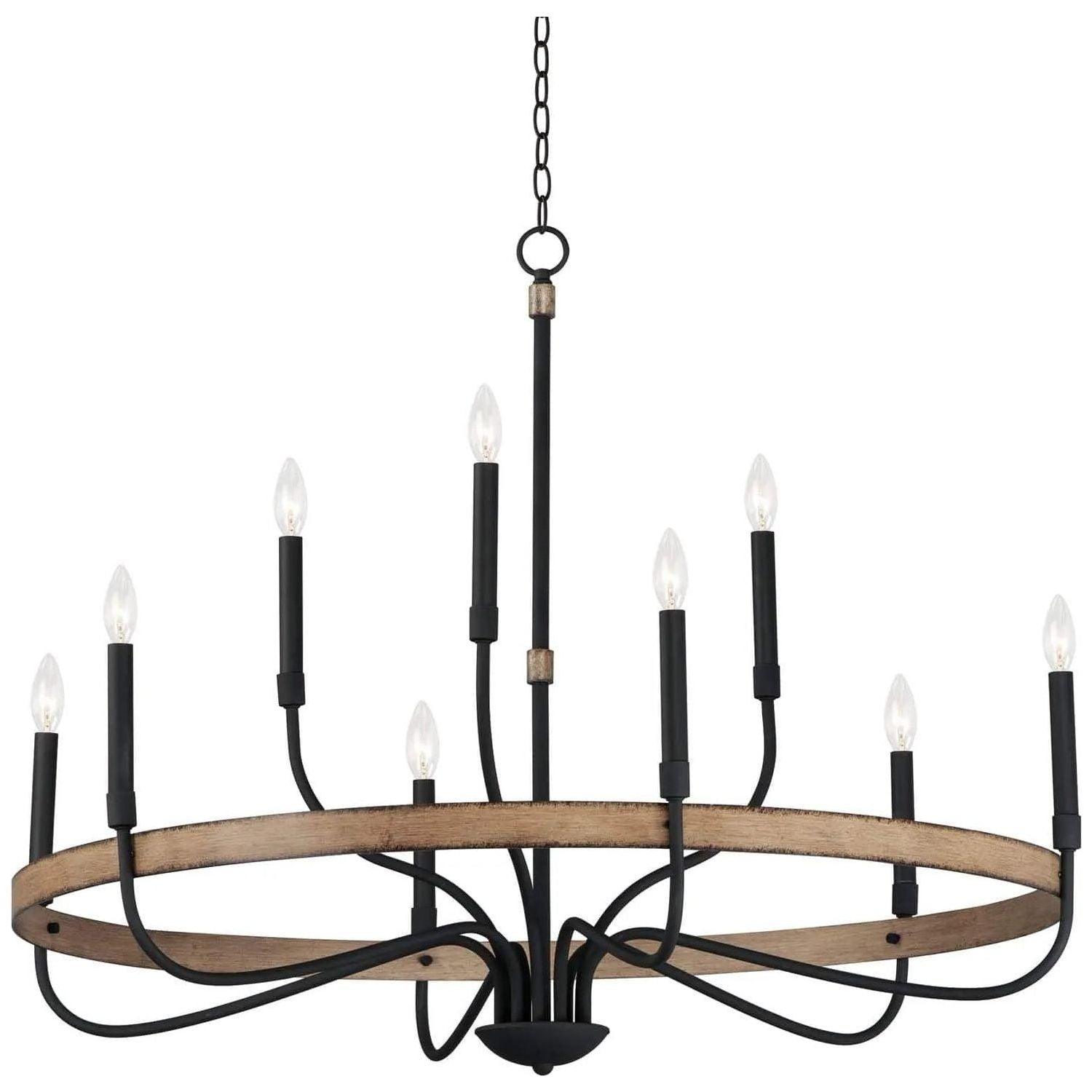 Maxim Lighting - Franklin Chandelier - 14449DWBK - Canada Light Shop