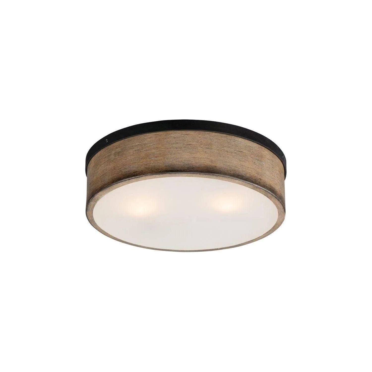 Maxim Lighting - Franklin Flush Mount - 14440DWBK - Canada Light Shop