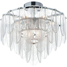 Maxim Lighting - Glacier Flush Mount - 30730CLWTPC - Canada Light Shop