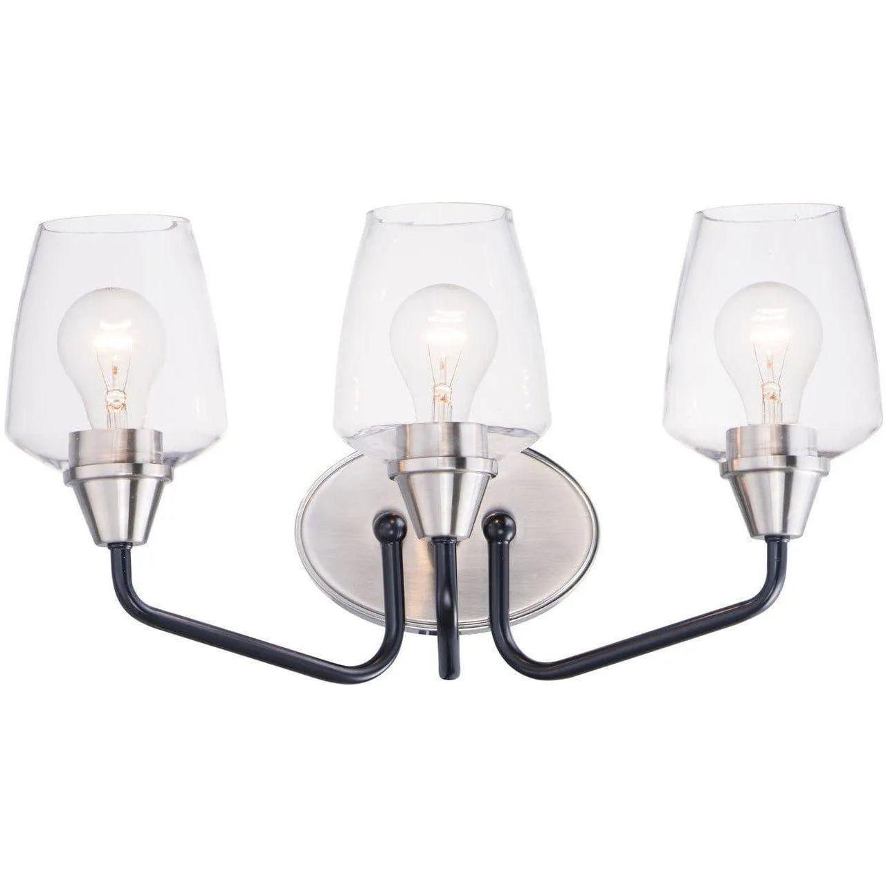 Maxim Lighting - Goblet Bath Vanity - 26122CLBKSN - Canada Light Shop