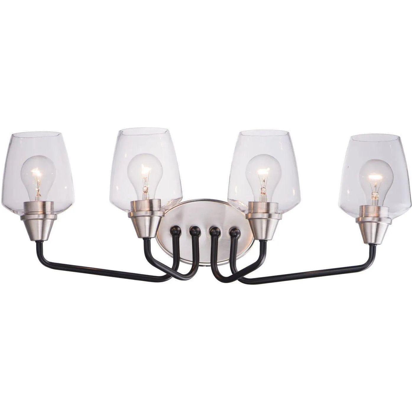 Maxim Lighting - Goblet Bath Vanity - 26123CLBKSN - Canada Light Shop