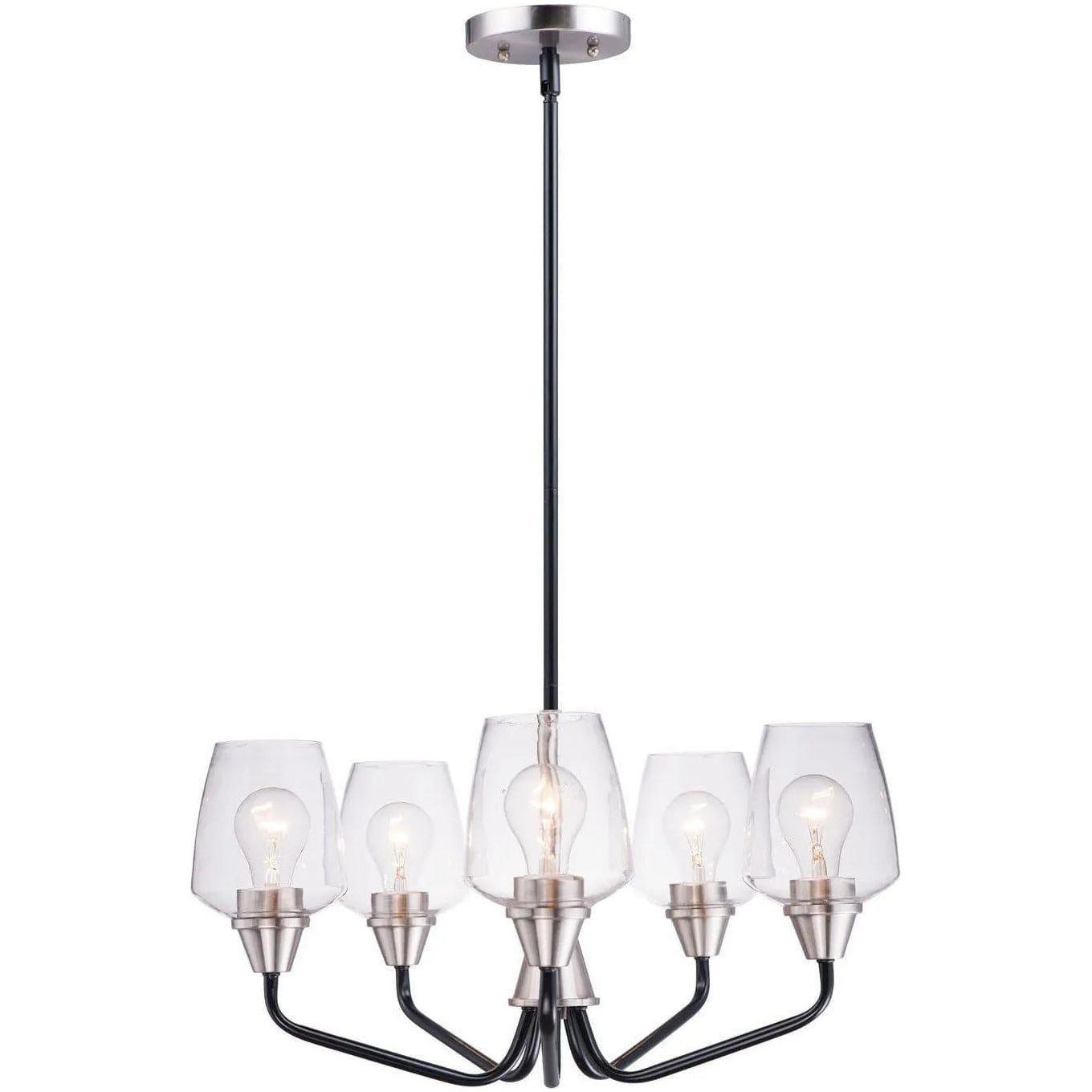 Maxim Lighting - Goblet Chandelier - 26125CLBKSN - Canada Light Shop