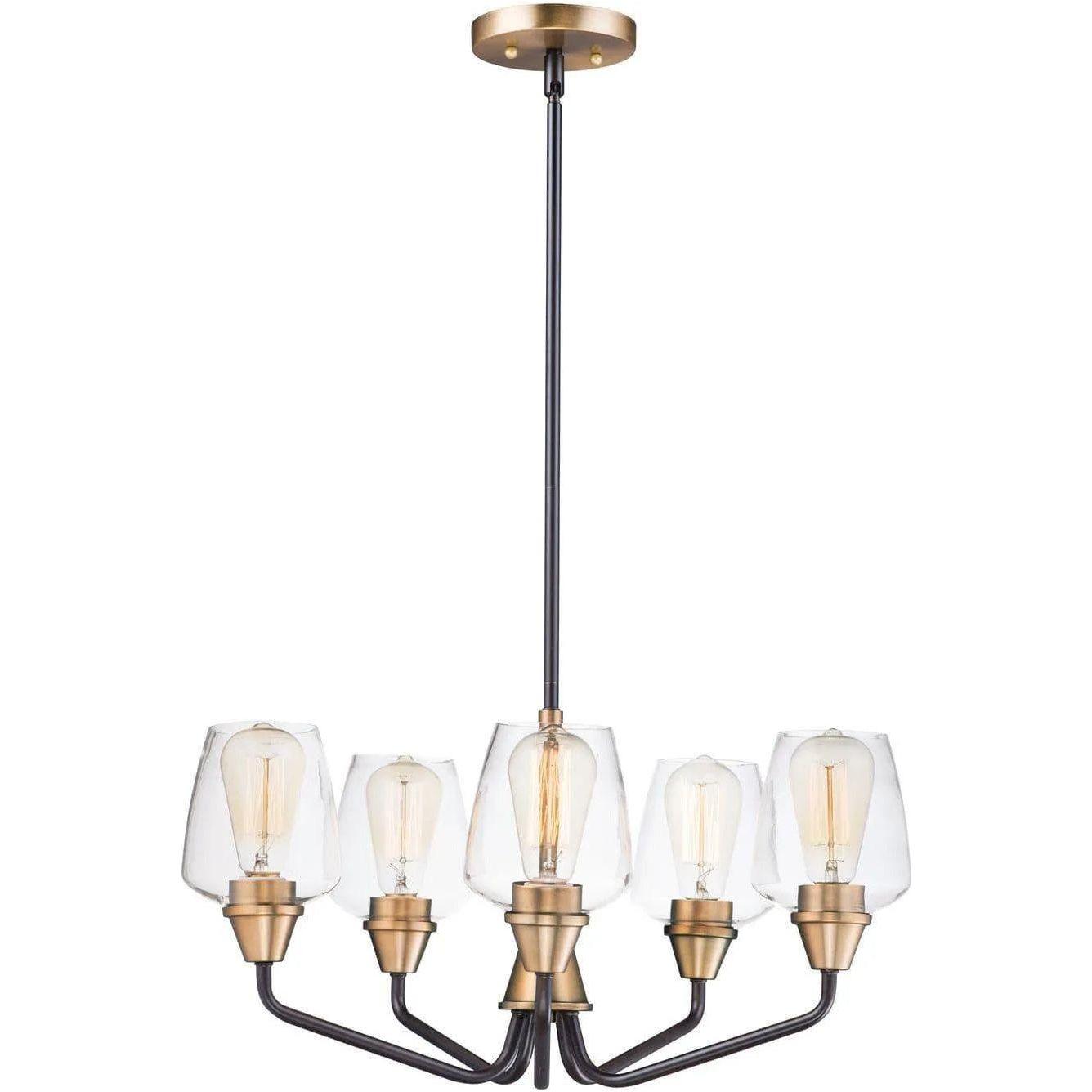 Maxim Lighting - Goblet Chandelier - 26125CLBZAB - Canada Light Shop