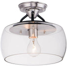 Maxim Lighting - Goblet Semi-Flush Mount - 26129CLBKSN - Canada Light Shop