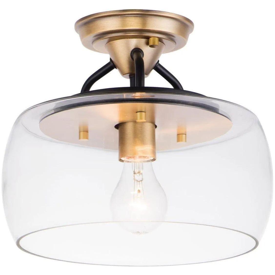 Maxim Lighting - Goblet Semi-Flush Mount - 26129CLBZAB - Canada Light Shop