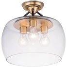 Maxim Lighting - Goblet Semi-Flush Mount - 26130CLBZAB - Canada Light Shop