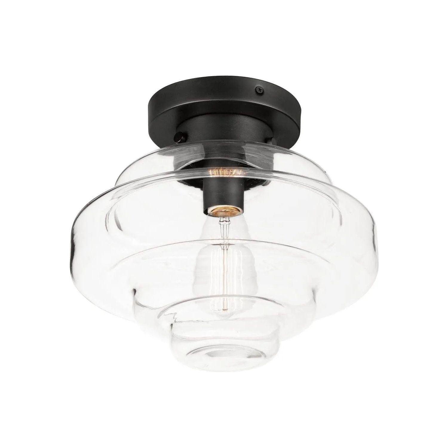 Maxim Lighting - Harbor Flush Mount - 11120CLBK - Canada Light Shop