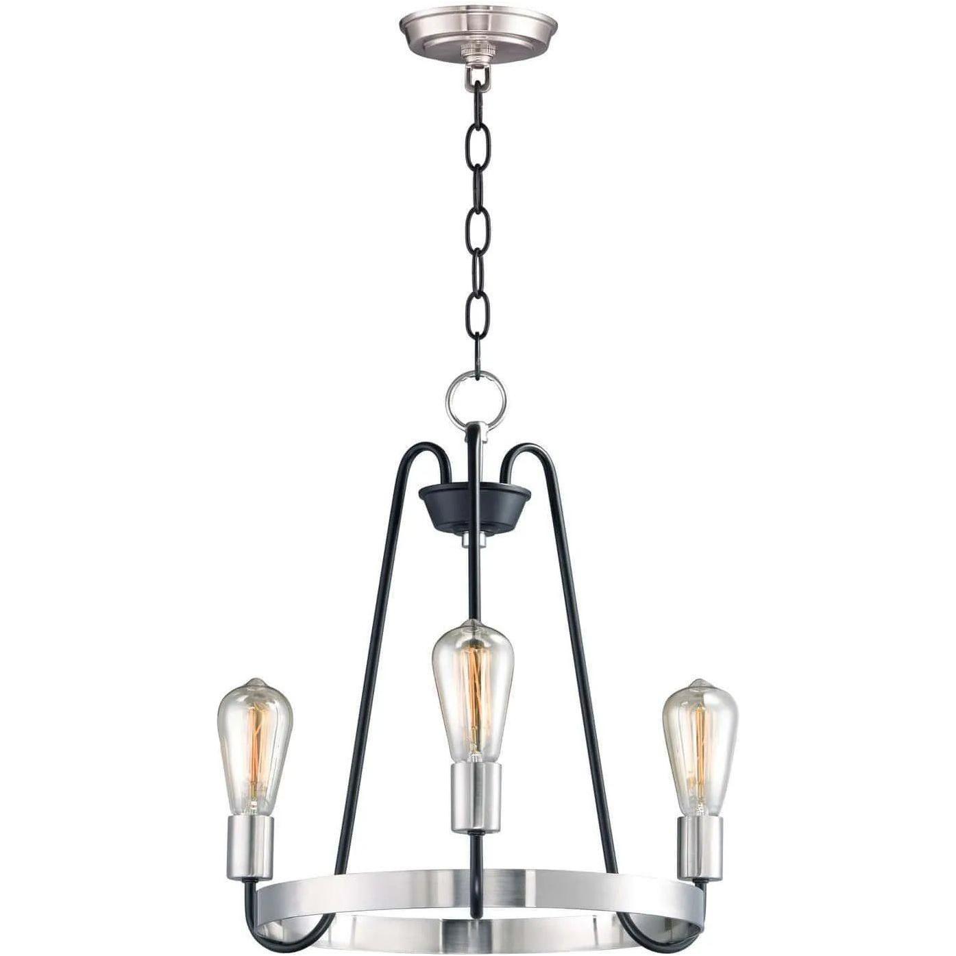 Maxim Lighting - Haven Chandelier - 11733BKSN - Canada Light Shop