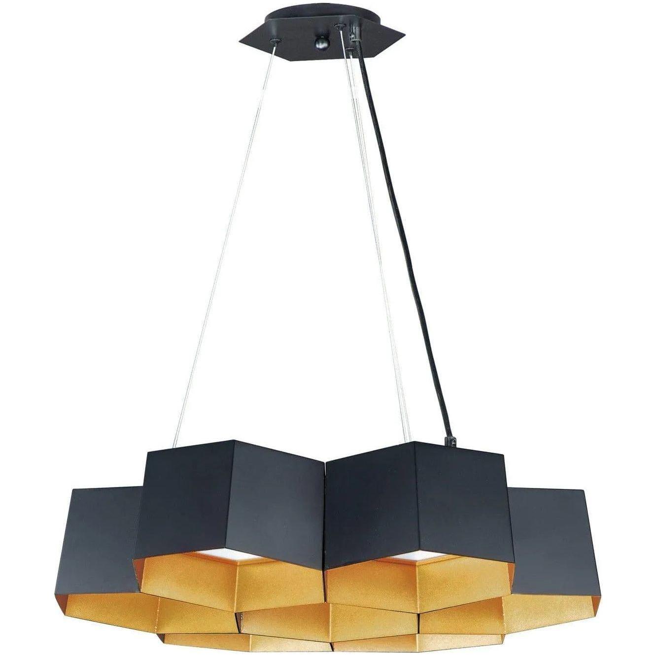 Maxim Lighting - Honeycomb LED Chandelier - 30337BKGLD - Canada Light Shop