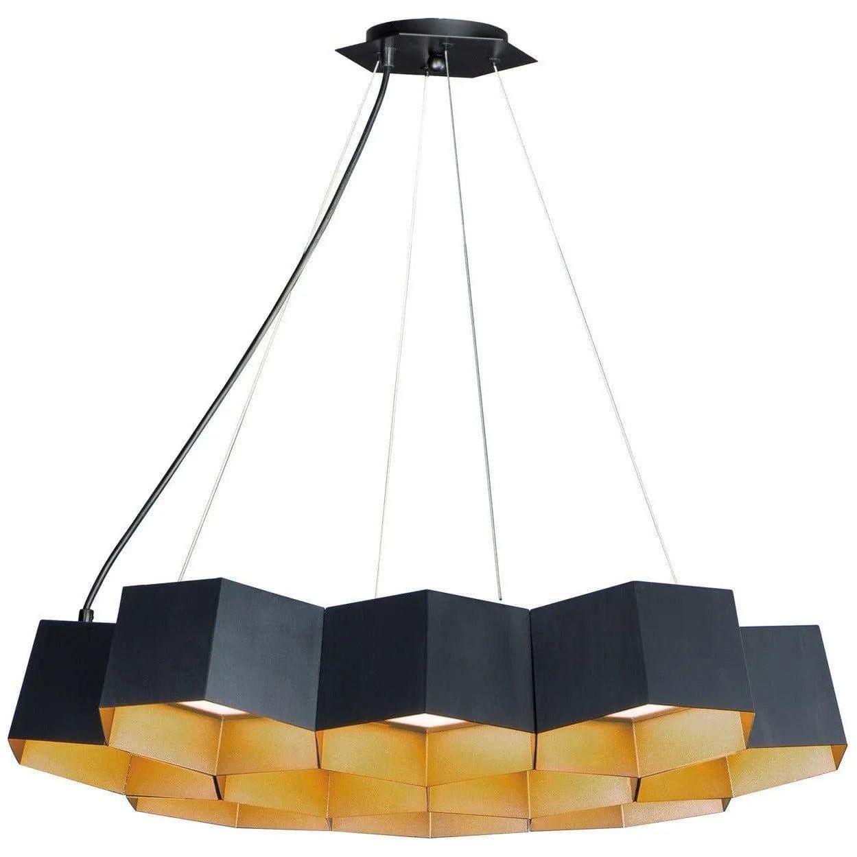 Maxim Lighting - Honeycomb LED Chandelier - 30338BKGLD - Canada Light Shop