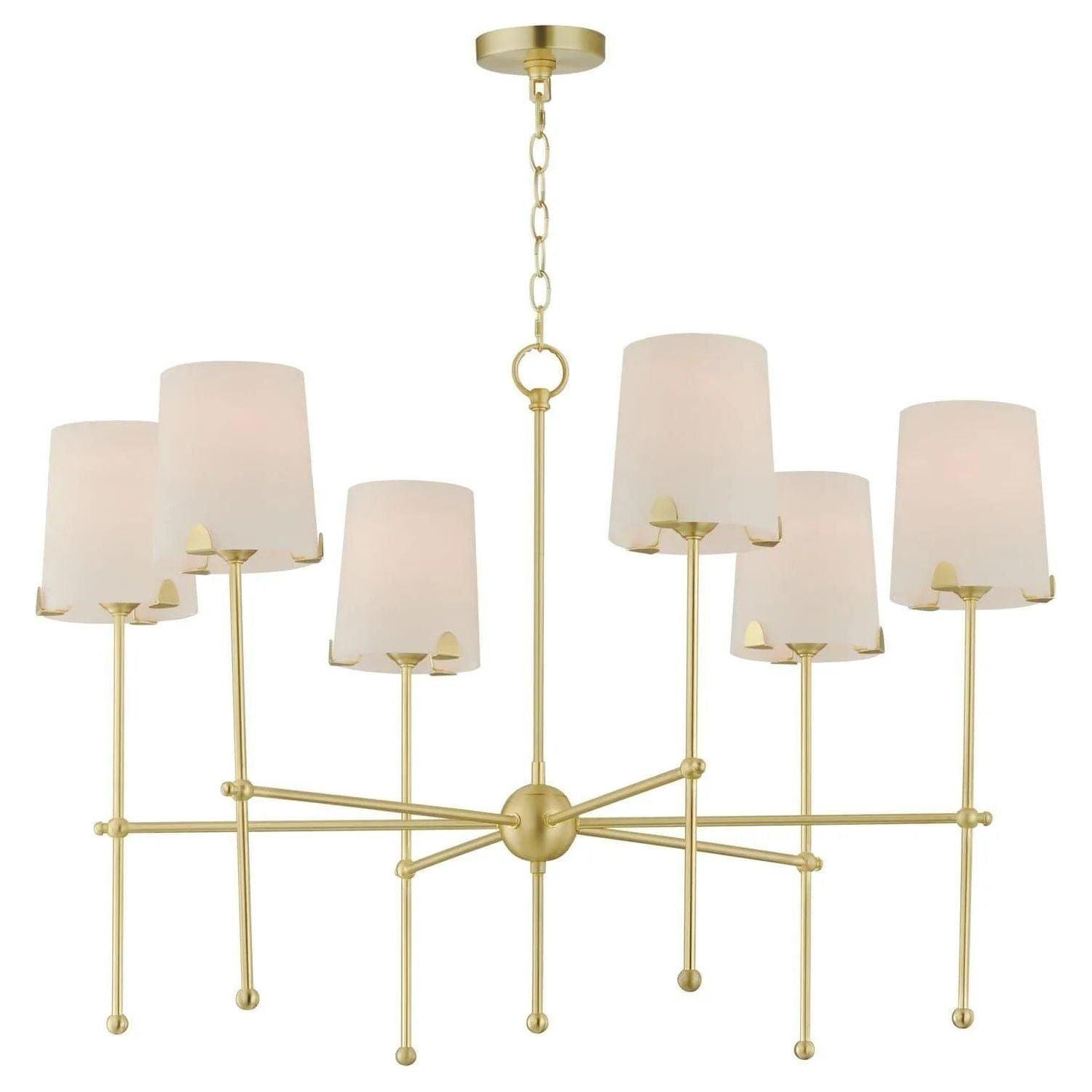 Maxim Lighting - Huntington Chandelier - 32366WTSBR - Canada Light Shop