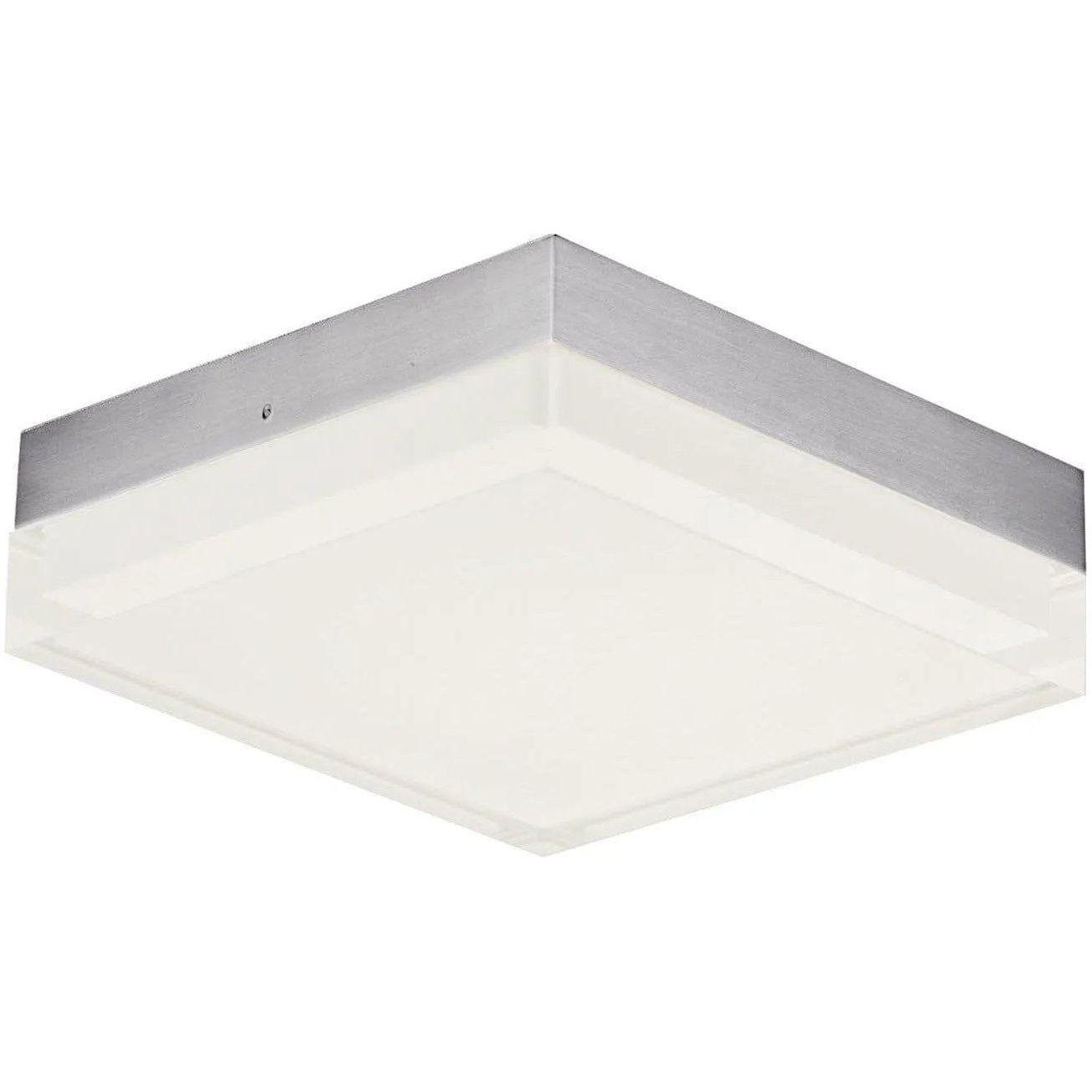 Maxim Lighting - Illuminaire II Square LED Flush Mount - 57687CLFTSN - Canada Light Shop