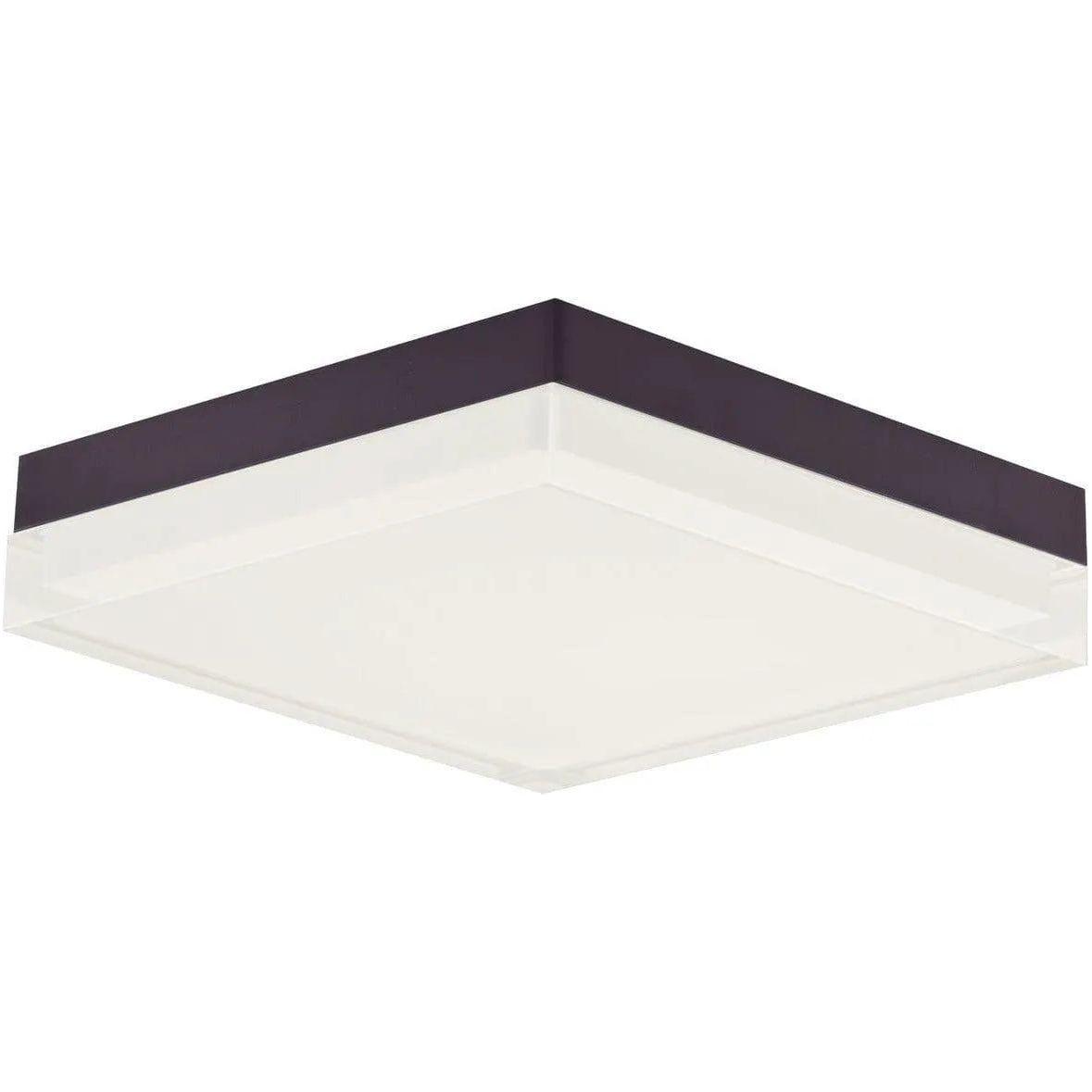 Maxim Lighting - Illuminaire II Square LED Flush Mount - 57688CLFTBZ - Canada Light Shop