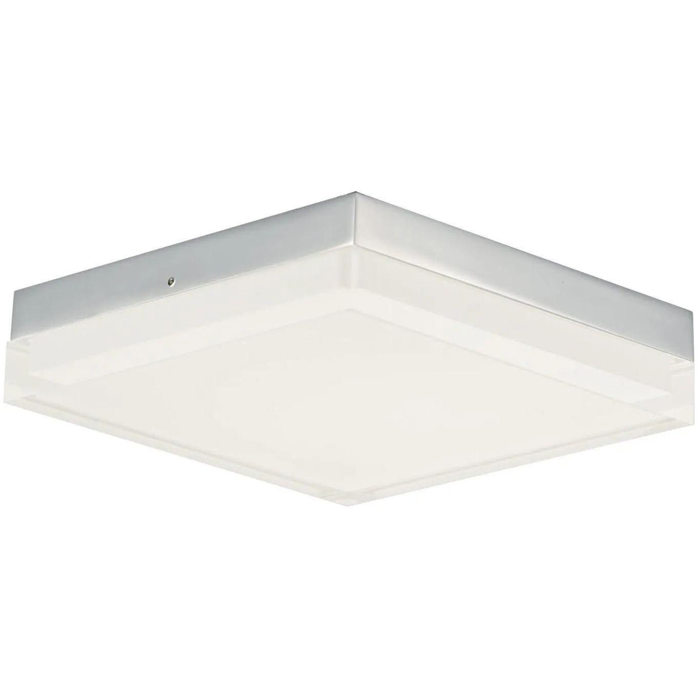 Maxim Lighting - Illuminaire II Square LED Flush Mount - 57688CLFTPC - Canada Light Shop