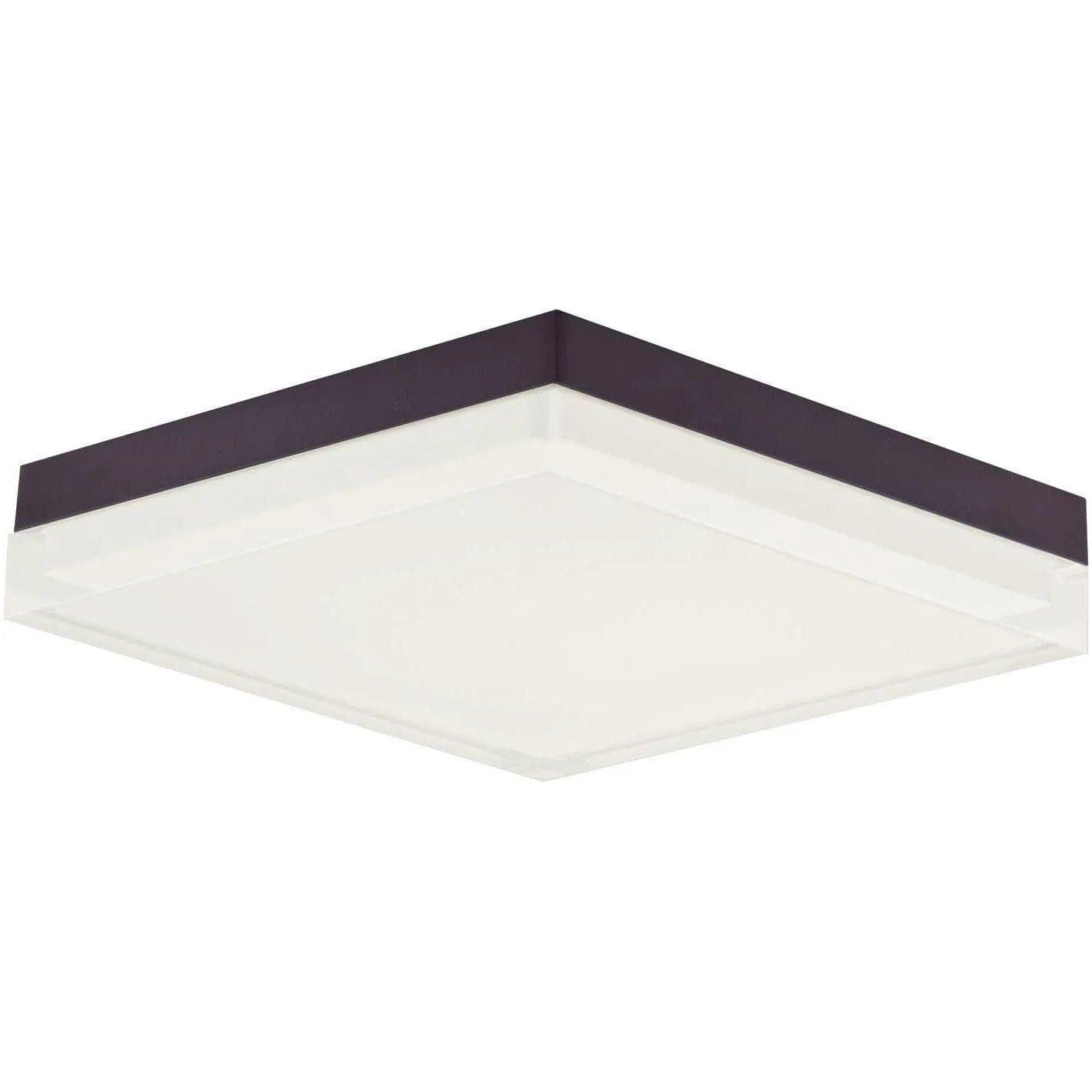 Maxim Lighting - Illuminaire II Square LED Flush Mount - 57689CLFTBZ - Canada Light Shop