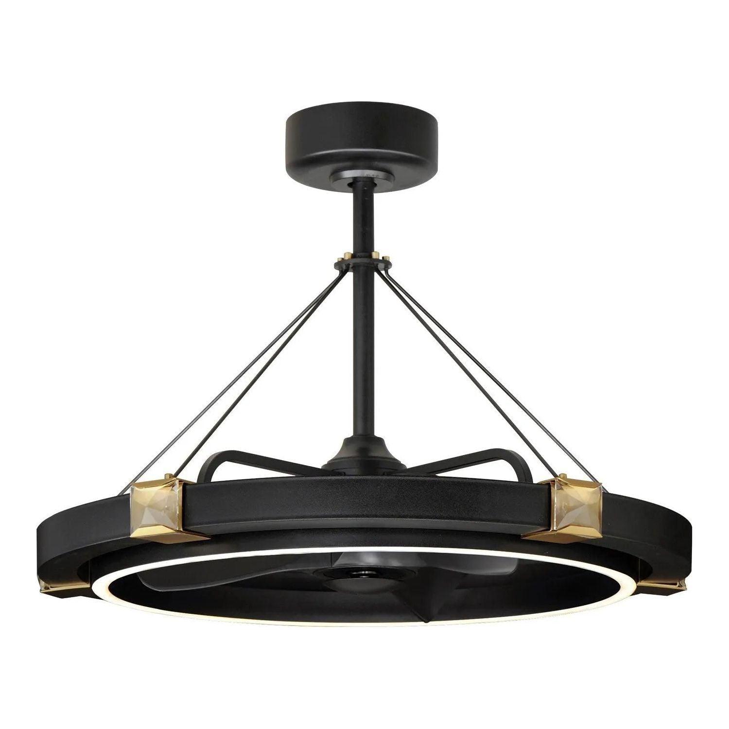 Maxim Lighting - Jewel LED Fandelight - 61019BCBKGLD - Canada Light Shop