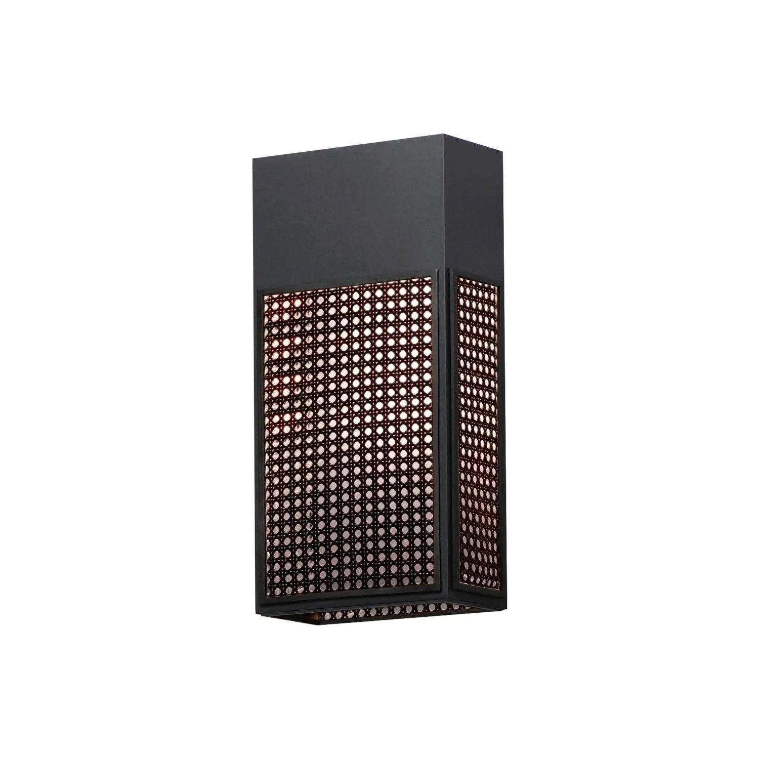 Maxim Lighting - Lattice LED Outdoor Wall Sconce - 54804BK - Canada Light Shop